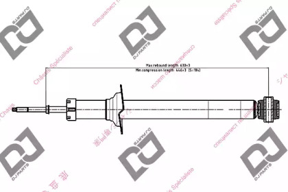 Амортизатор DJ PARTS DS1646HT